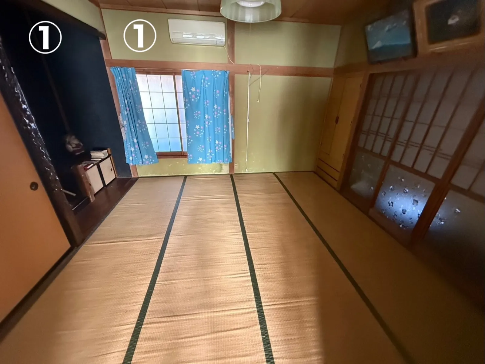 畳や建具が残る実際の買取物件の和室
